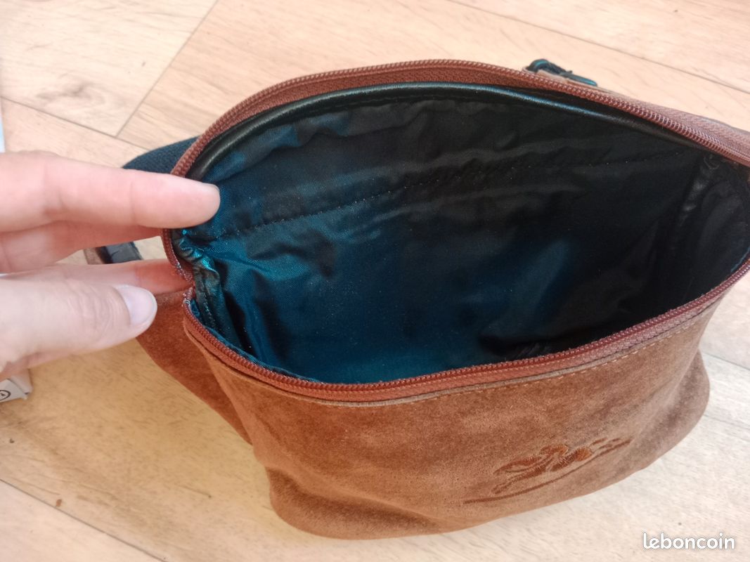 Sac banane Longchamp en nubuck (image 3)