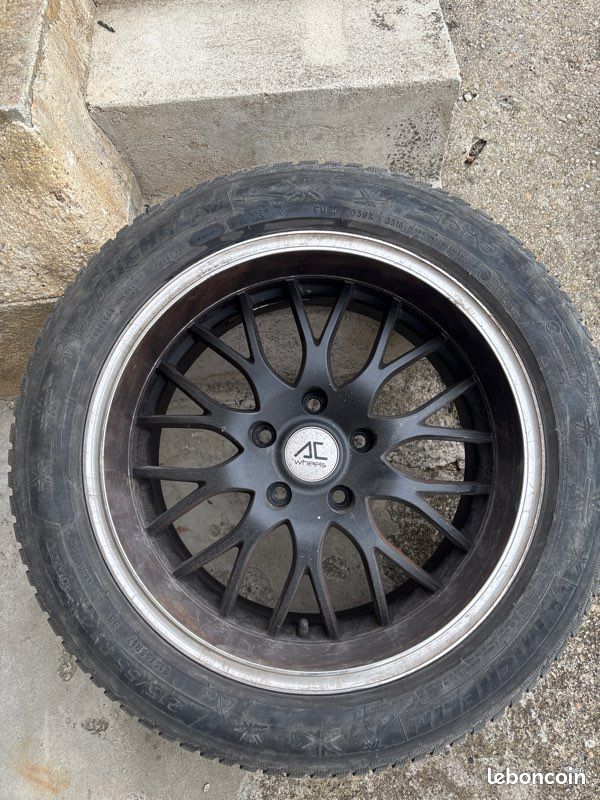 4 roues complètes – Jantes alu AC Wheels 17 pouces (image 1)