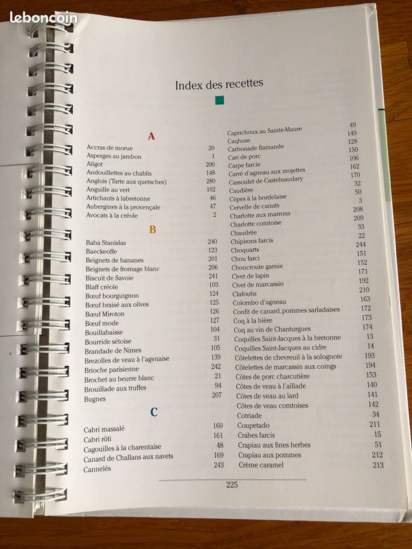 Livre de recettes de cuisine TERROIRS DE FRANCE (image 3)