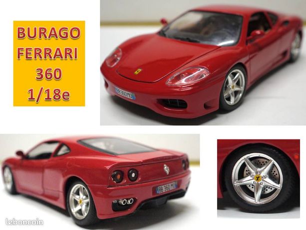 Ferrari 360 Modena Challenge #360 - Rouge - 25 Ans En Boîte - Bburago 1