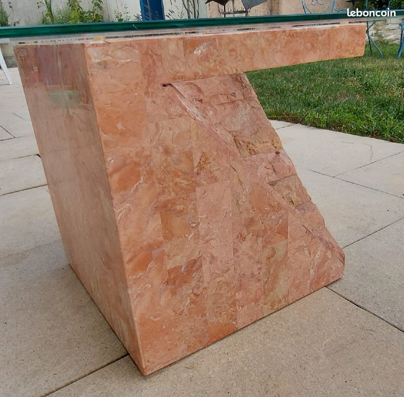 Table basse plateau verre trempé (image 4)
