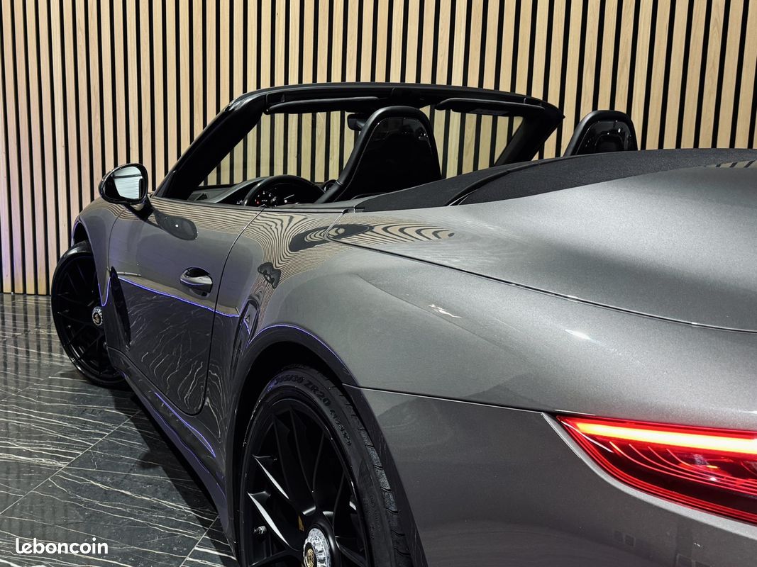 PORSCHE 911 CABRIOLET 991 (2) CARRERA 4 GTS Cabriolet 3.0 450 PDK 56KE D\'OPTIONS IMMAT FRANCE SUIVI PORSCHE (image 24)