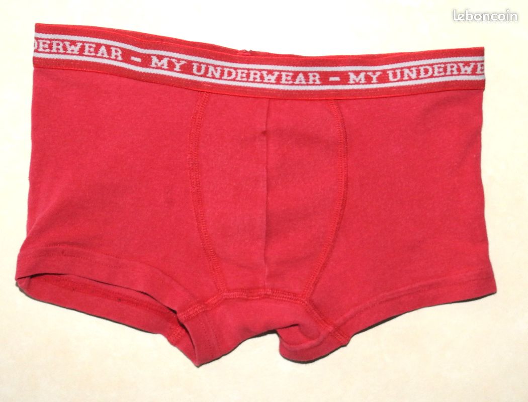 Boxer noir + rouge (taille 4 ans) (image 10)