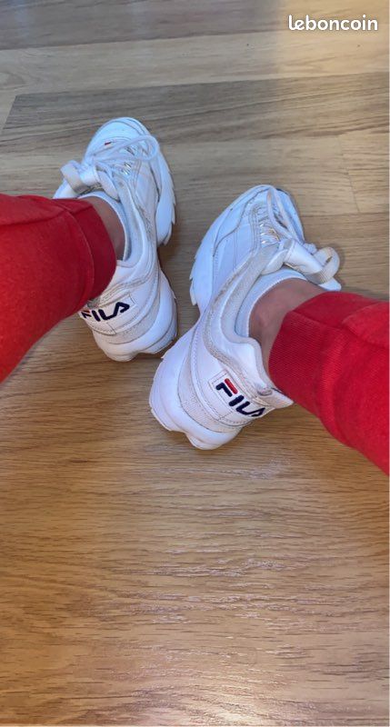 Fila Disruptor blanches (image 4)