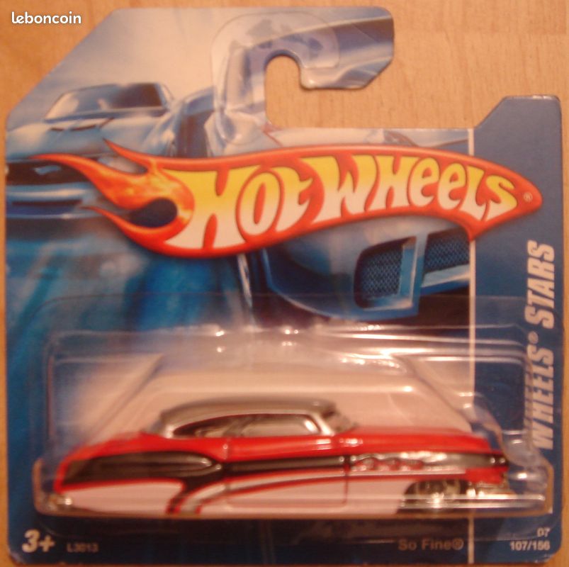 Voiture Hot Wheels 2007 - Modèle 'So Fine' - Échelle 1:64, Rouge - Occasion