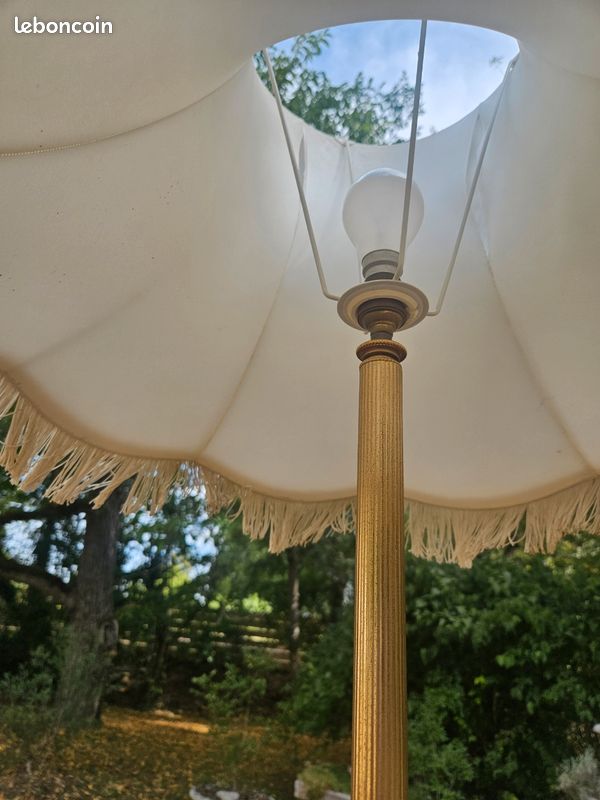 Lampadaire vintage en laiton années 70 (image 5)