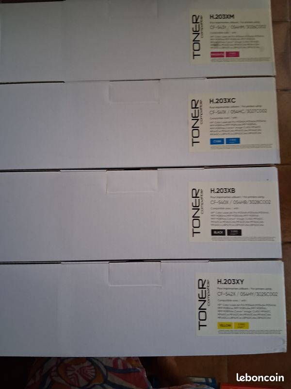 Compatible toner hp H 203 XY- XB-XC-XM (image 1)