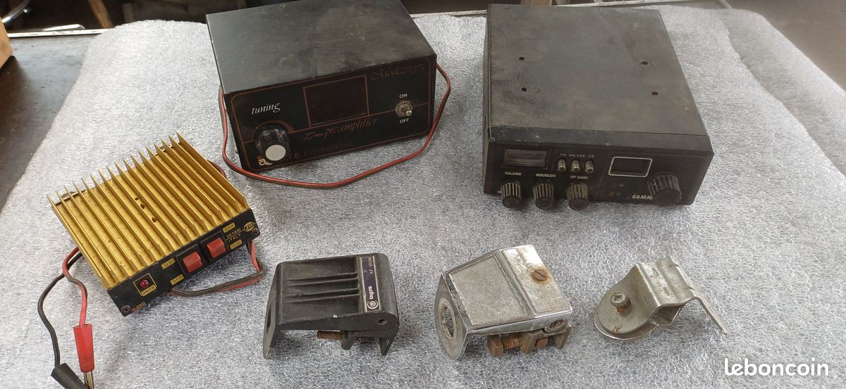 Ensemble Cb( a revoir),amplificateur,porte antenne,preemplificateur, (image 2)