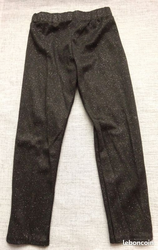 Lot fille 6 ans 1 legging scintillant Tissaia 1 pantalon jambes large Pick Ouic (image 3)