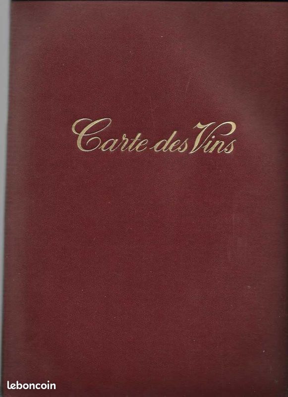 Porte Carte des Vins (image 1)