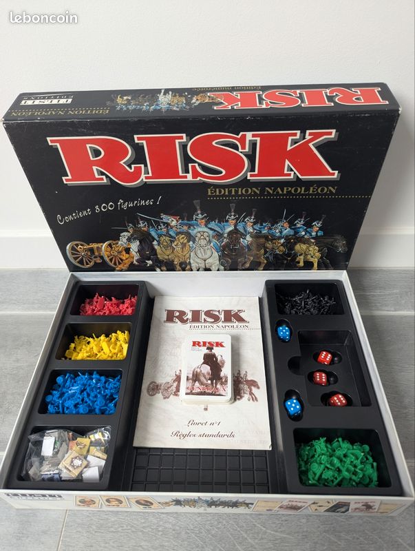 Lot De 15 Pièces Pour Risk édition Napoléon Tilsit (1999) - Jeu De Stratégie En TB état