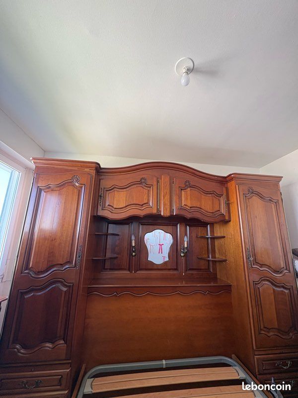Chambre complète lit avec sommier 190X140m (image 1)