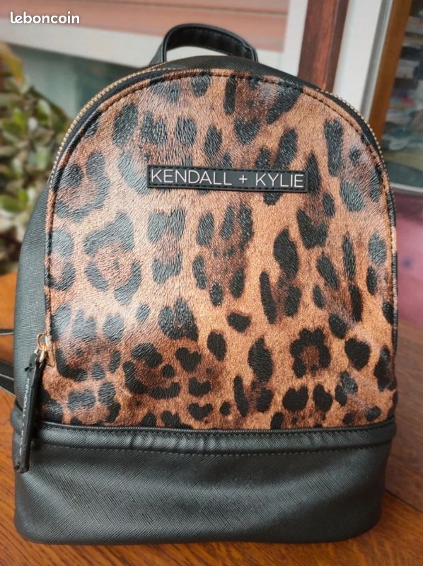 Sac à dos Kendall Kylie noir et léopard neuf Accessoires