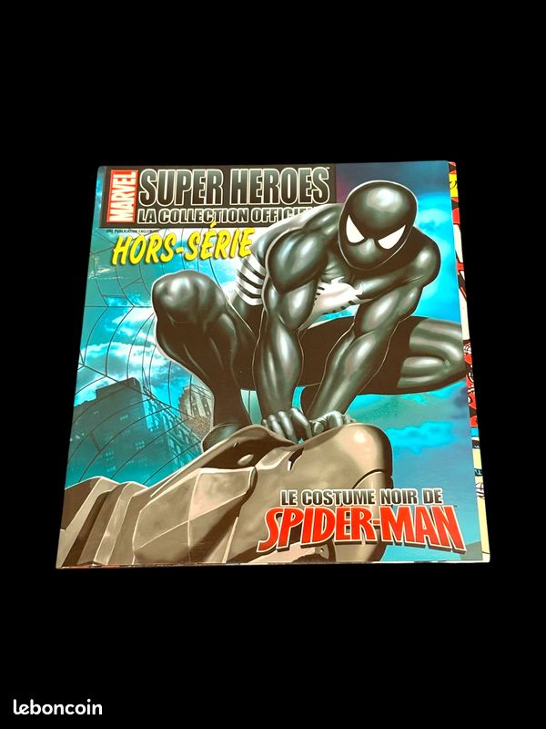 Figurine Eaglemoss Marvel HS N°5 – Black Spider-Man En Plomb, Complet