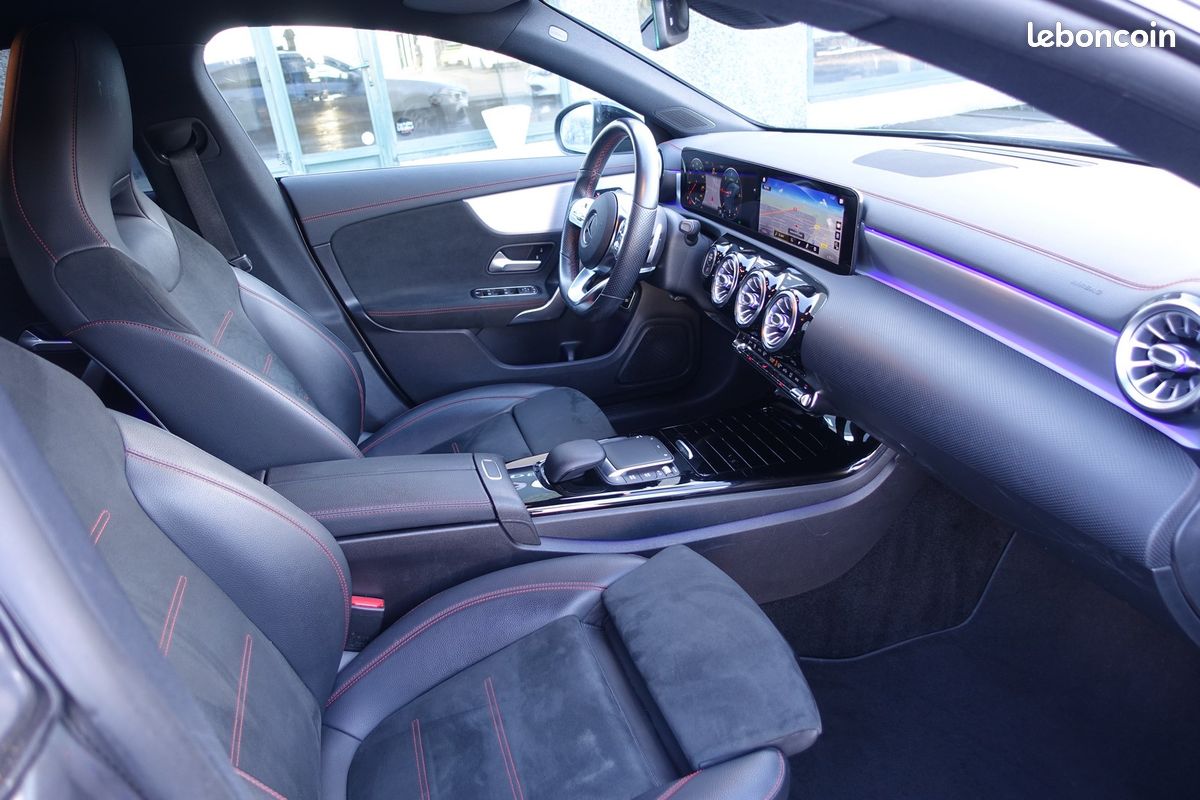 CLA 180d Shooting Brake 7G-Dct Amg-Line Cuir sport chauffant/Gps Europe/Caméra/Carplay/Pack ambiance/Régulateur/1*Main/Garantie 12 mois (image 8)