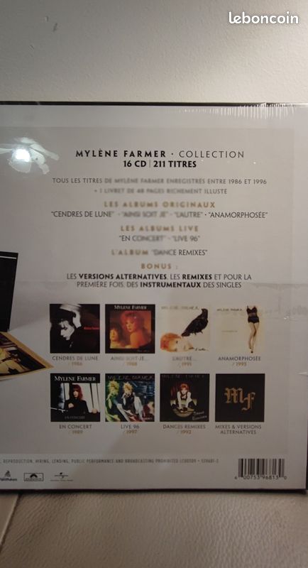 Coffret Mylene Farmer Collection neuf sous blister (image 3)