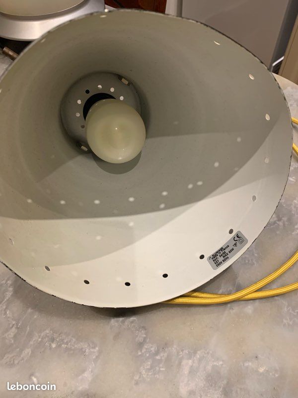 Lampe cloche aluminium (image 3)