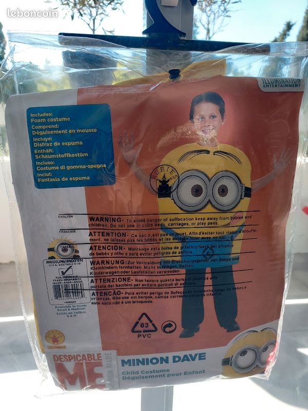 Déguisement minion 5-7 ans (image 3)
