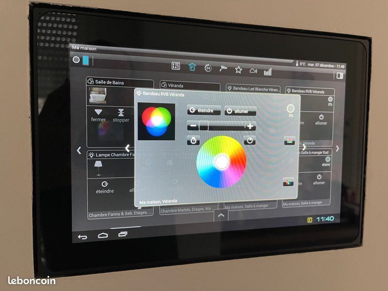 Tablette murale Hager wdi100 (android) + serveur domotique Hager domovea (image 4)