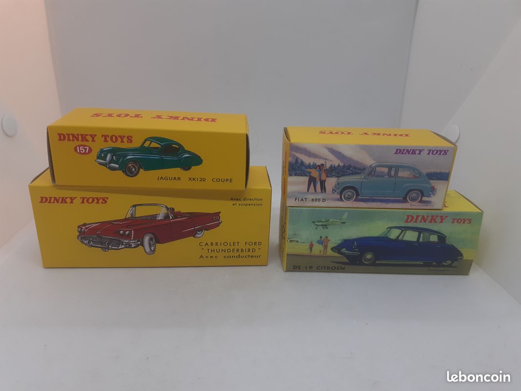 Lot Dinky Toys Atlas - Voitures Et Panneaux De Signalisation - Neuf Sous Film