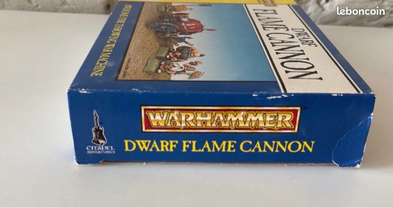 Warhammer Nains - Servants Pour Canon à Flamme - Figurines Metal OOP