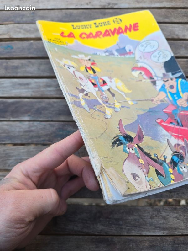 BD Lucky Luke - La Caravane (Édition Vintage Total 1972) (image 4)