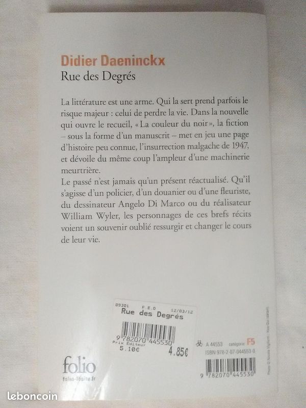 Rue Des Degrés – Didier Daeninckx (image 3)