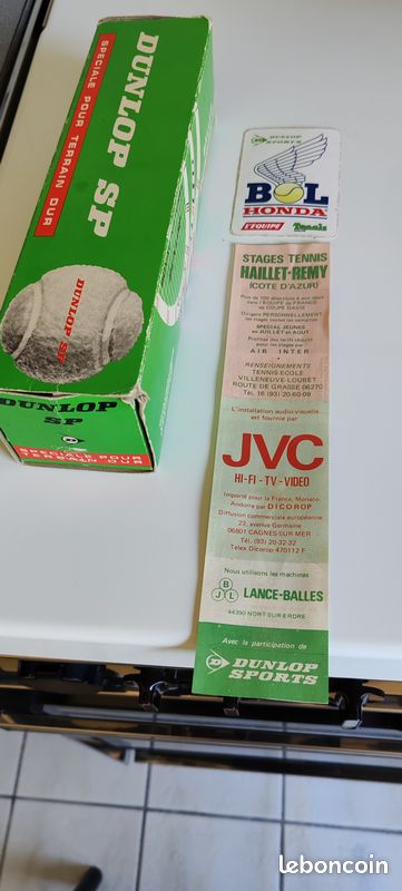 Boite de balles vintage Dunlop Fort Tennis Balls - Années 50 - Le