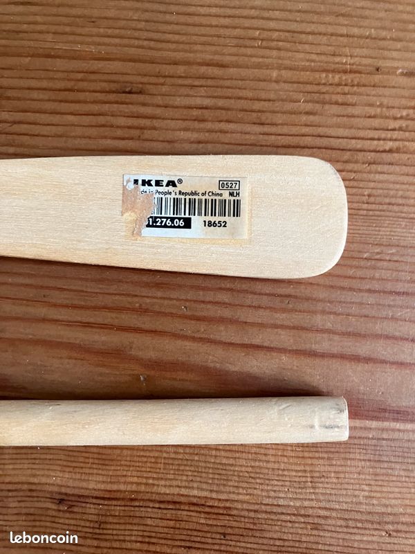 Couverts à salade ou grillade bois Ikea (image 3)
