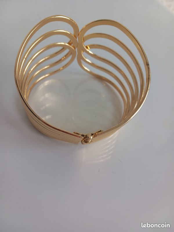 Bracelet Femme Acier Inoxydable Doré - Bijou Fantaisie Cadeau Fille Style Marin Bracelet Femme Acier Inox