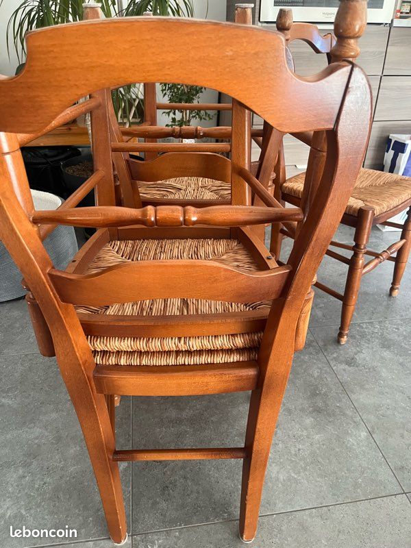 Chaise assise paille (image 3)