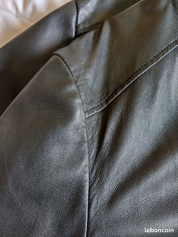 Veste cuir mouton homme (image 4)