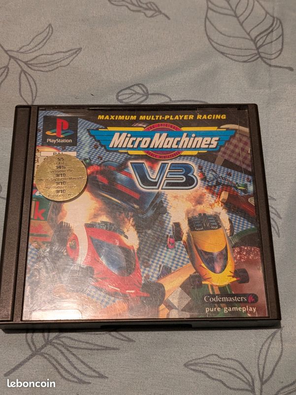 Micro Machines V3 Sur PC - Jeu De Course - Version Française Complète Avec Notice - Bon état