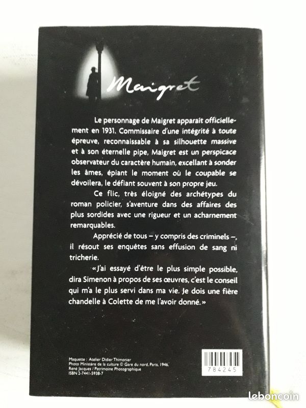 🎁 Tout Maigret - Simenon - n°1 - Editions France loisirs ✏️ (image 2)