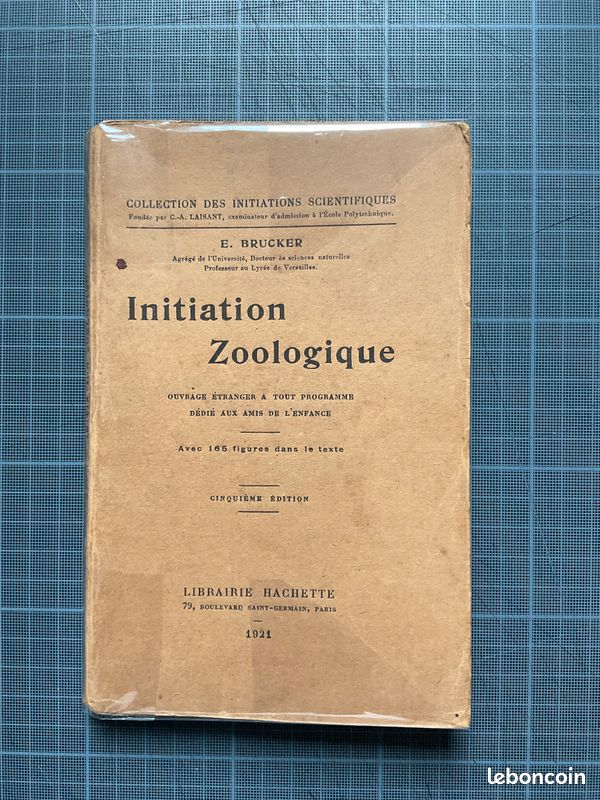 Initiation zoologique par E. Brucker - Hachette 1921 (image 1)