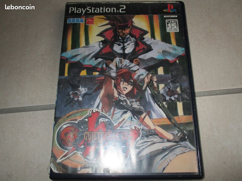 Jeu PS2 Guilty Gear XX Slash: The Midnight Carnival - Version Japonaise, Bon état Complet
