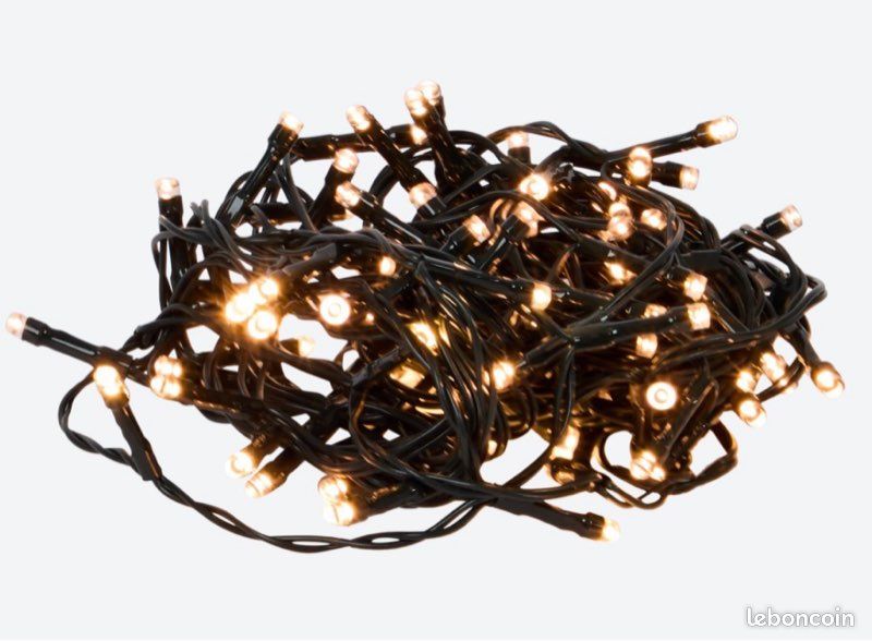 Noël" - Guirlande LED Avec 150 LED Blanc Froid 15 M PVC Parfait5916 - Maison