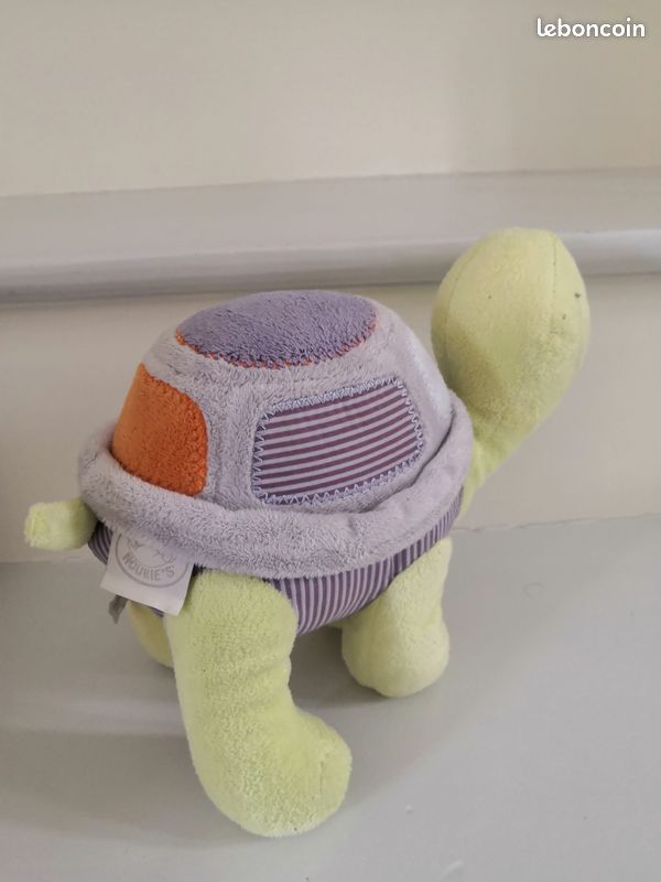 Vends lot de trois peluches ourson, poupee metisse et tortue (image 5)