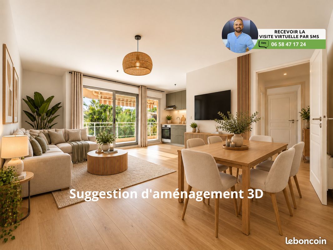 Appartement 2 pièces 44 m² · à Antibes · 44 m² · 264 900 €