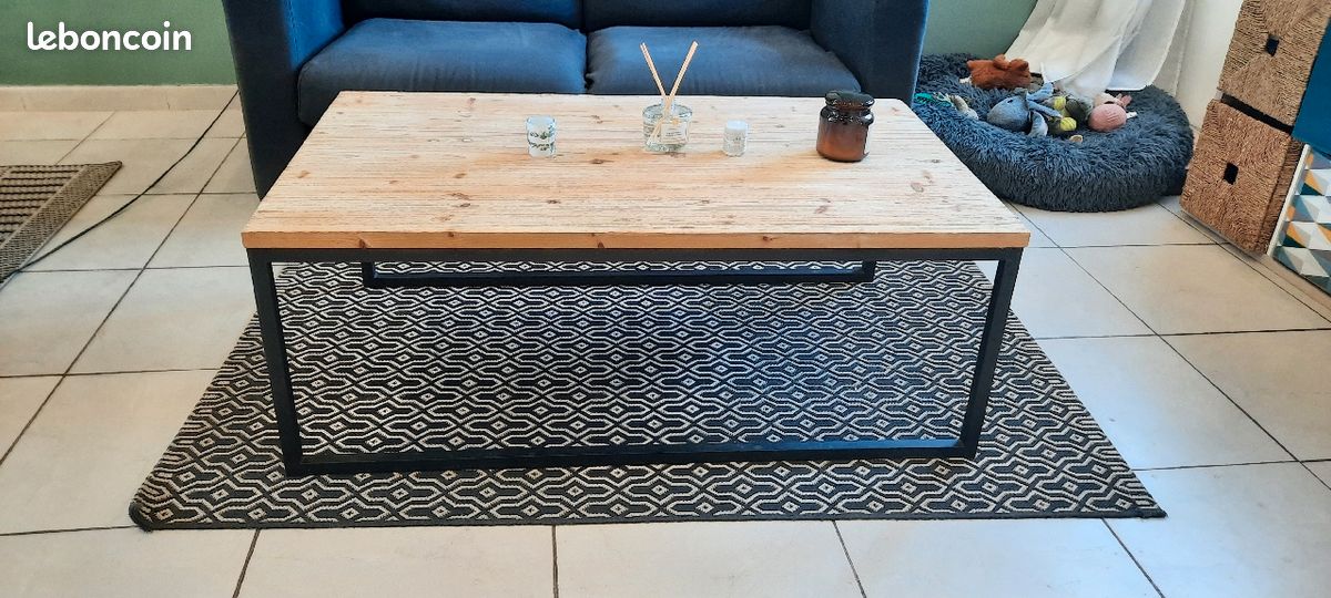 Table basse maison du monde style industriel (image 1)