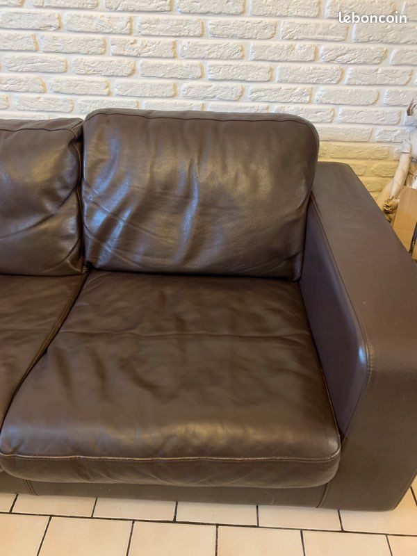 Canapé cuir poltrone sofa (image 3)