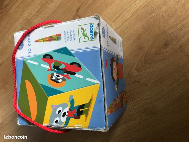 Cubes empilables djeco (image 1)