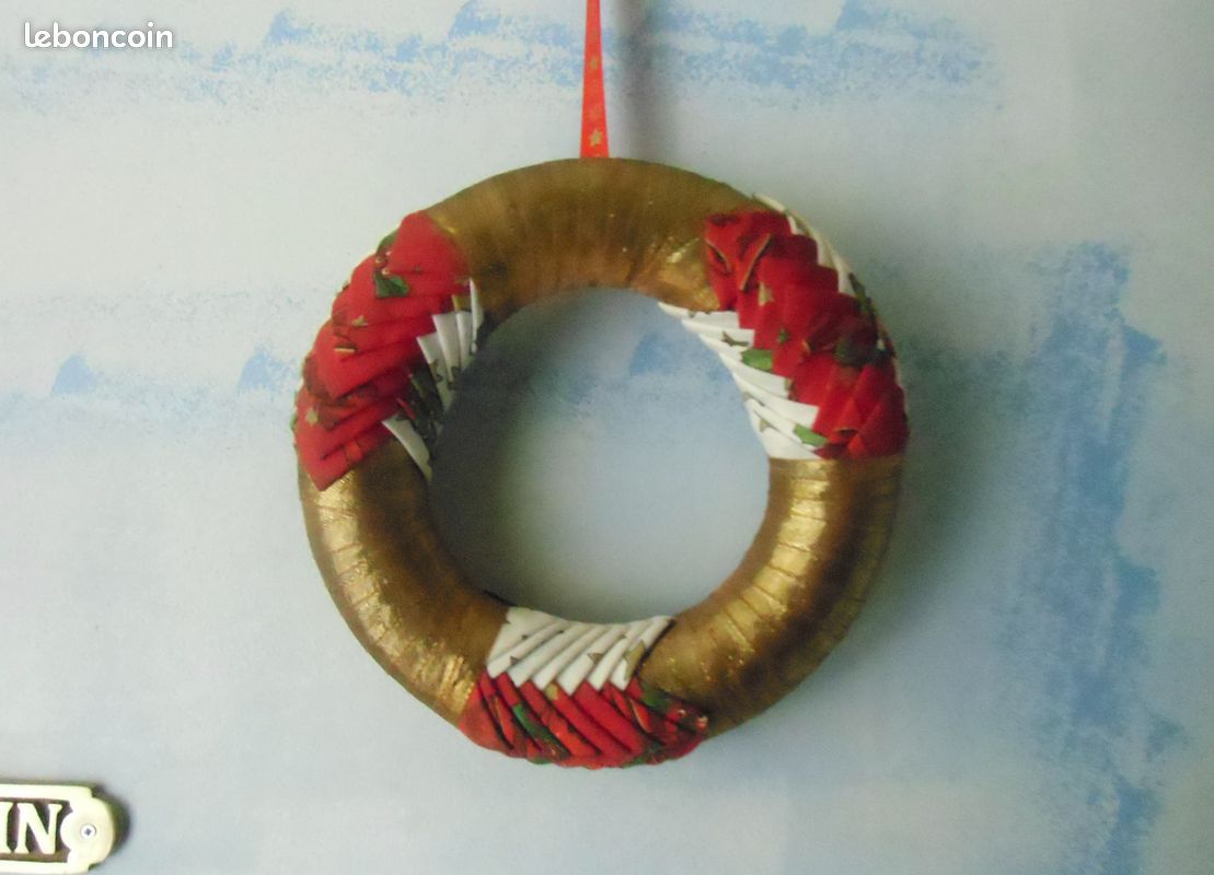 Couronne de Bienvenue Noël (image 1)