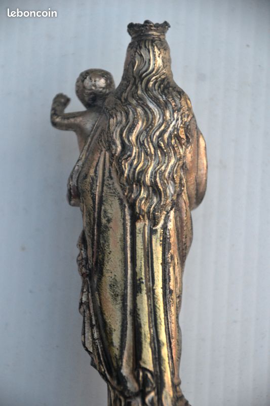 Statuette vierge notre dame de la garde 30cm Lin