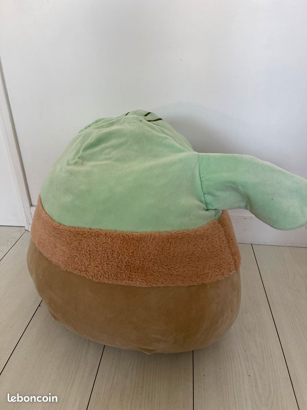 Gros coussin oreiller peluche bébé yoda grogu (image 3)