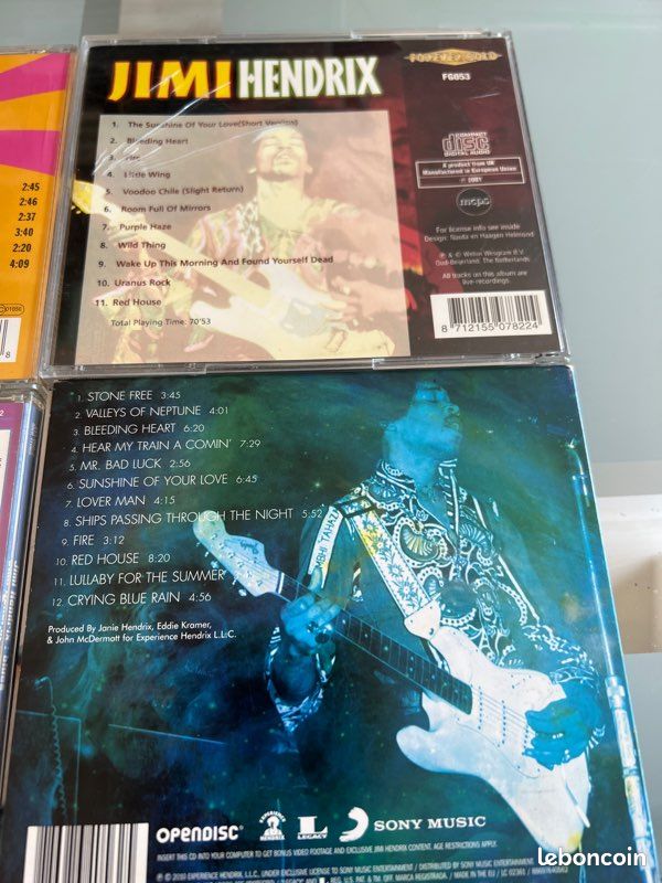 Jimi Hendrix : Cd en lot ou à l’unité (image 5)