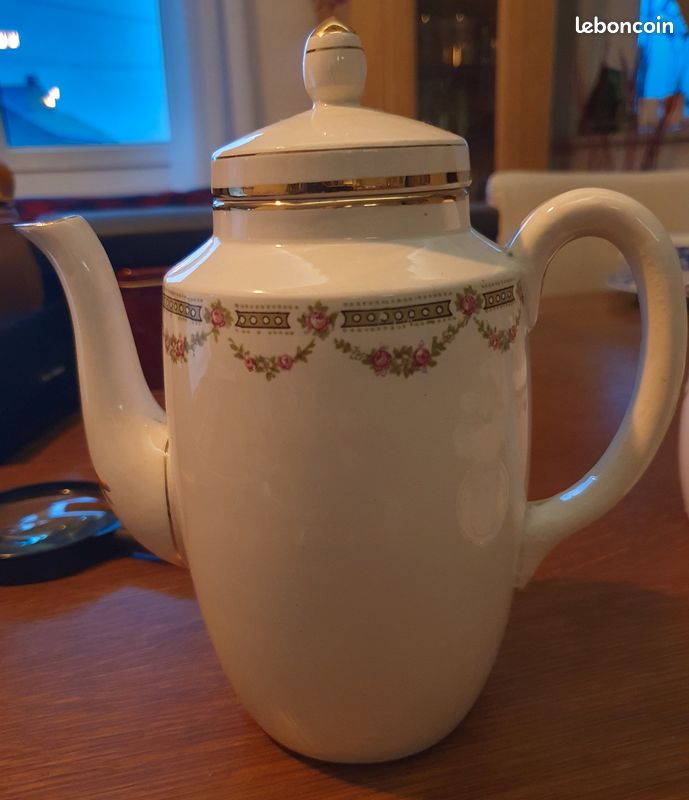 Ensemble cafetière, sucrier, pot à lait et 6 tasses avec soucoupes (image 3)