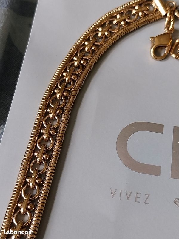 Collier Acier Or (image 5)