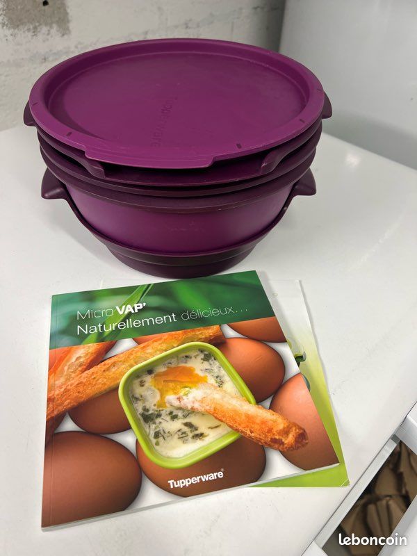livre recette micro vap tupperware Livre de cusisine TUPPERWARE Micro vap naturellement délicieux / Microvap /  TBE main image 1