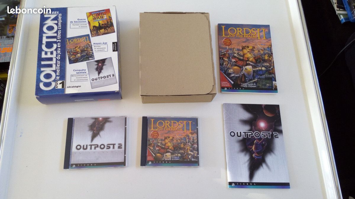 Jeu PC Outpost – Version Big Box – Complet – Bon état